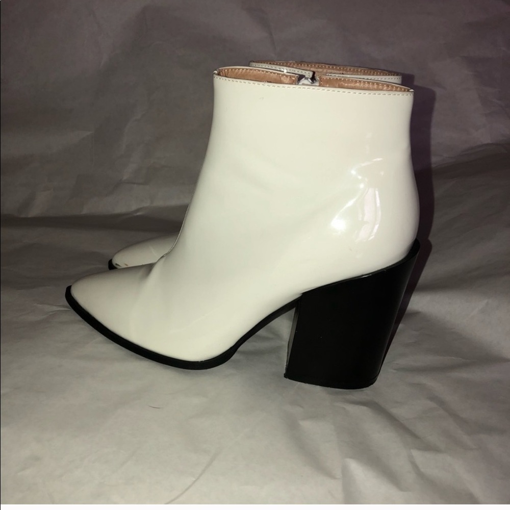 Nasty Gal Boots Faux Patent Leather
